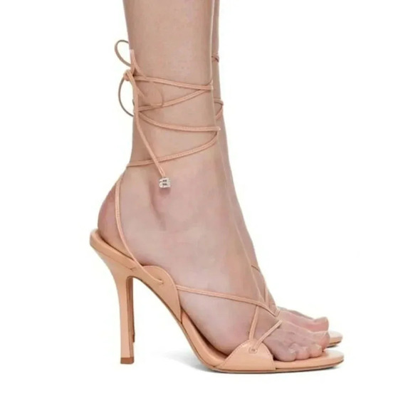 Alexander Wang Women's Lucienne 105 Ankle Tie Heel Sandals Size 36.5 (MSRP $595) - Picture 2 of 12